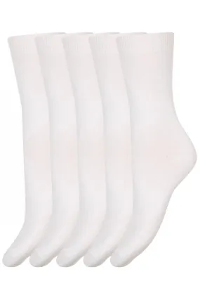 Ankle Sock Cotton 5-Pack | Hvid | Strømper fra Decoy