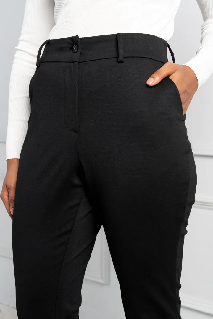 Bangalore Black Power-Stretch Pants - Women