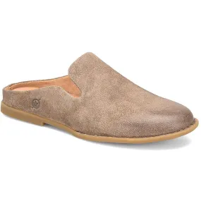 Born Womens Maia Leather Distressed Mules