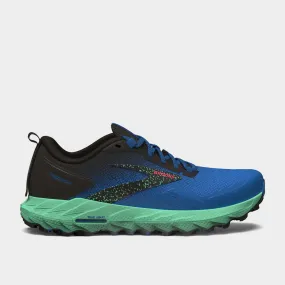 Brooks Mens Cascadia 17 Trail Running Blue/green _ 181098 _ Blue