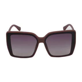 Carlton London Premium-Women-Brown Toned Polarised And Uv Protected Lens Oversized Sunglasses For Women