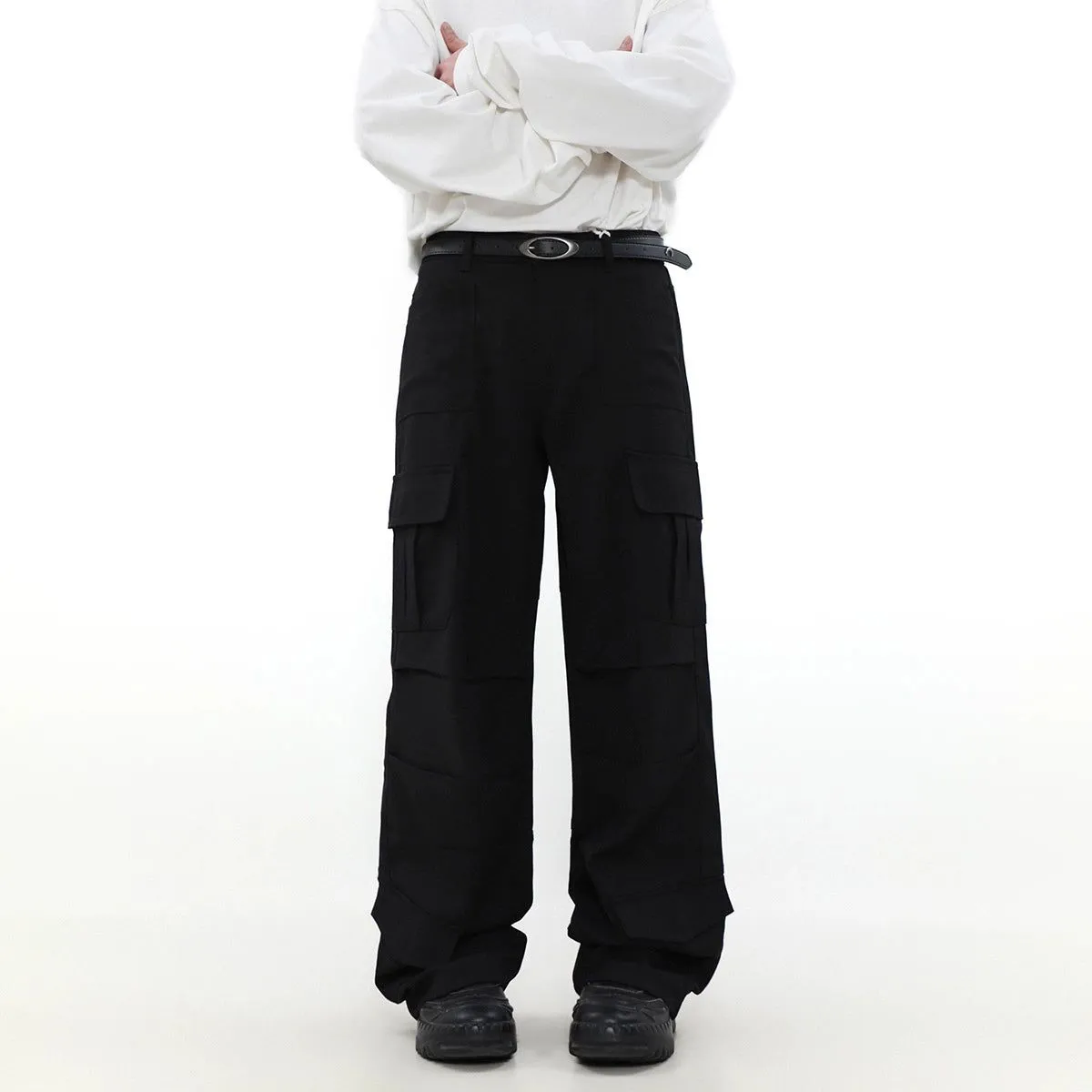 Casual Straight Fit Cargo Pants