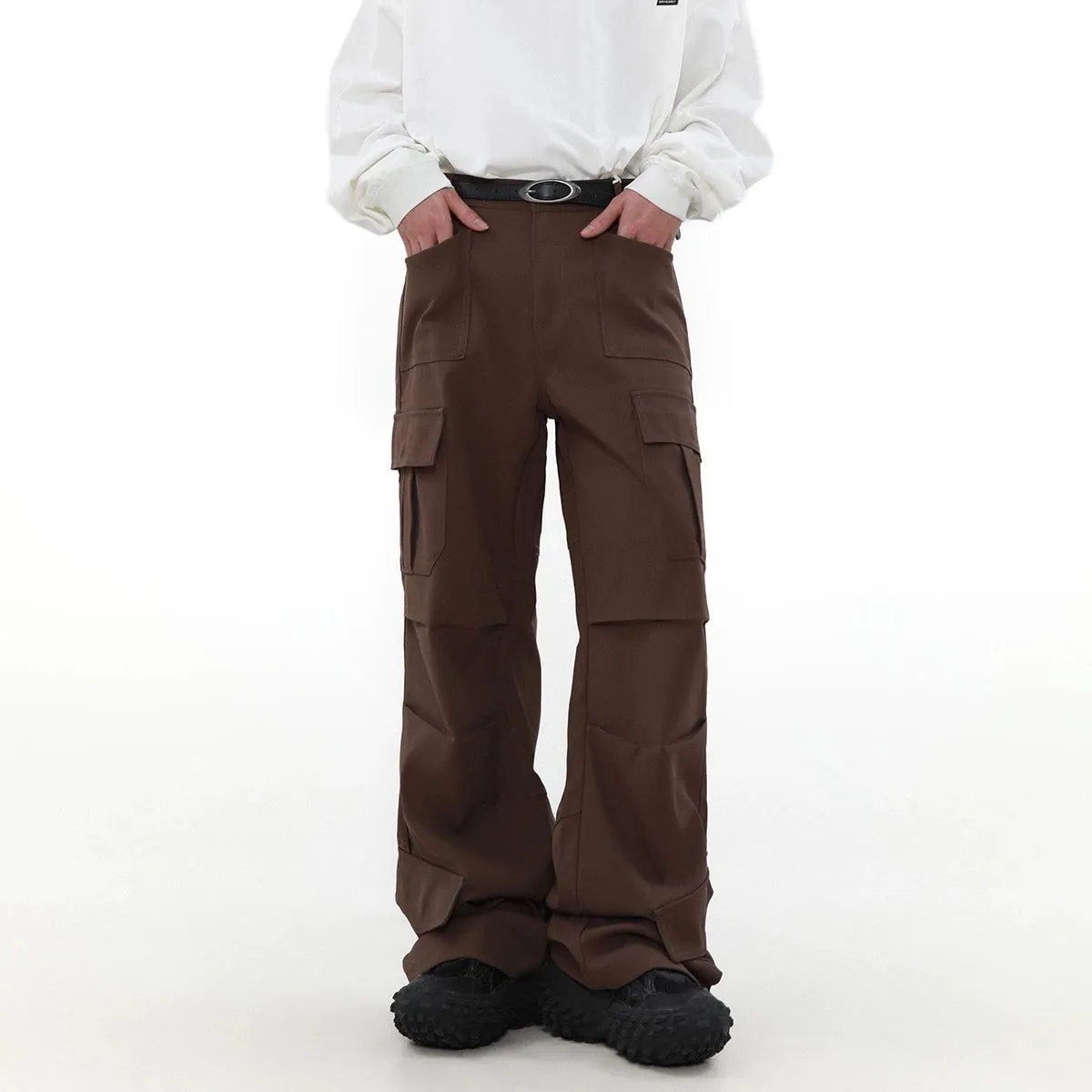 Casual Straight Fit Cargo Pants