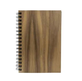 Classic Wood Spiral Journal