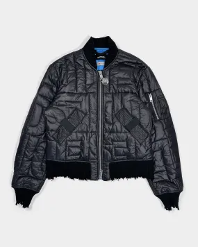 Diesel 3M Black Distressed Puffer Jacket 2000's