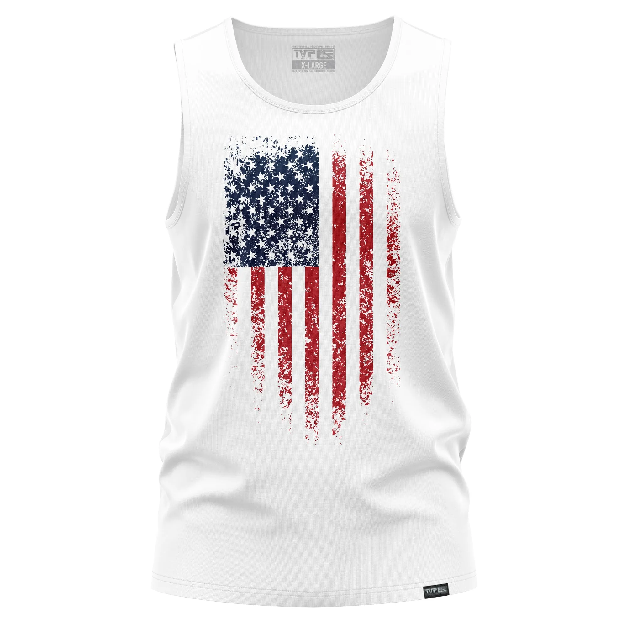 Distressed Flag - Tank Top