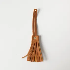 Distressed Ochre Leather Tassel