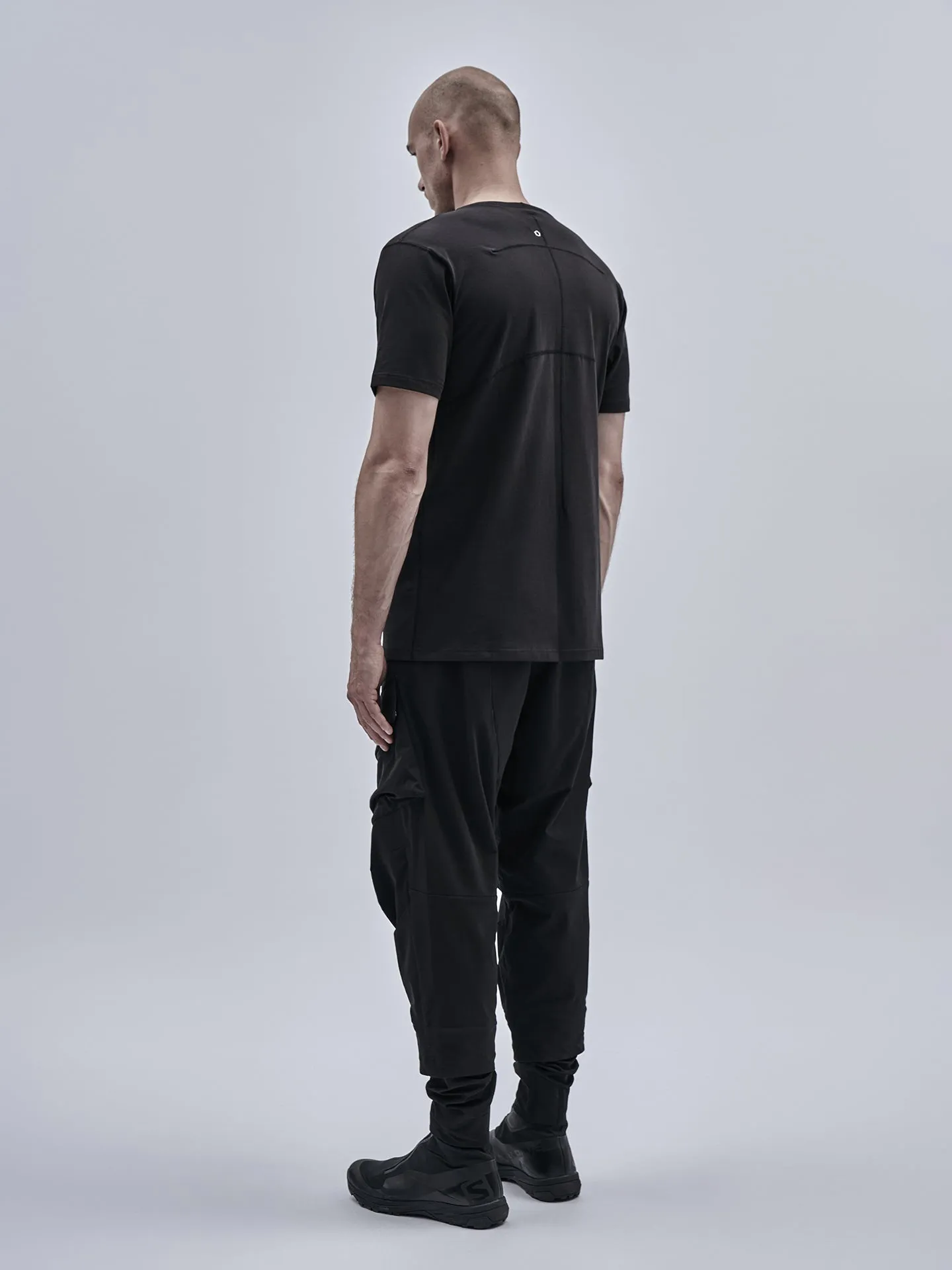 elosu tee cotton jersey black