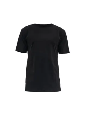 elosu tee cotton jersey black