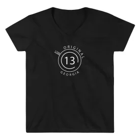 Georgia - Women's Casual V-Neck Shirt - Original 13