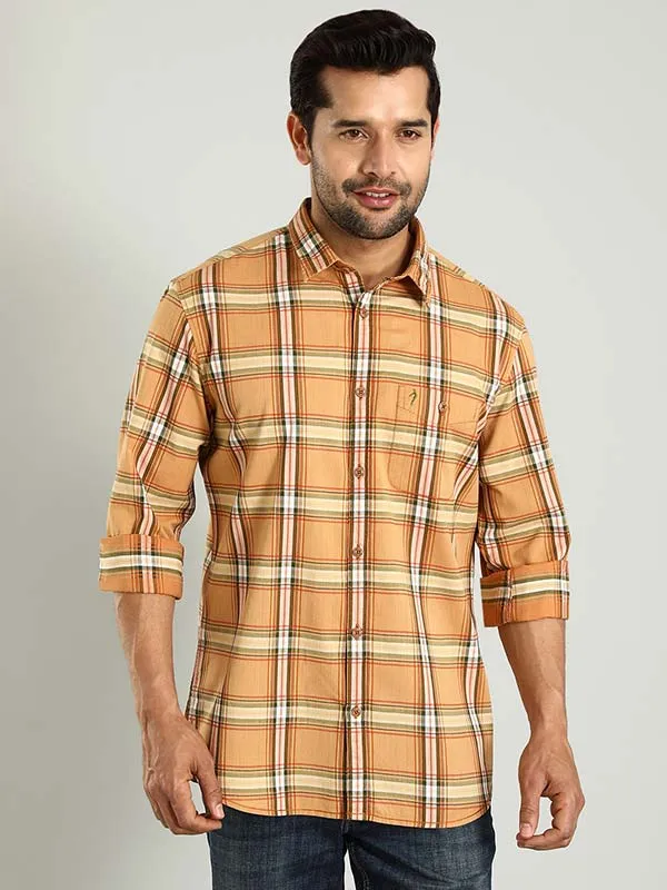 Men Checked Full Sleeve Cotton Shirt