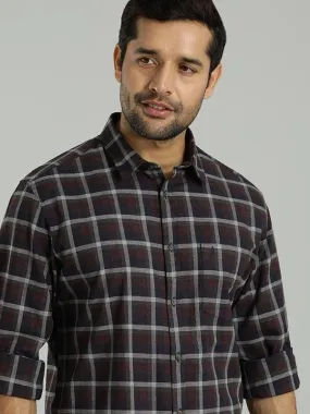 Men Checked Full Sleeve Cotton Shirt