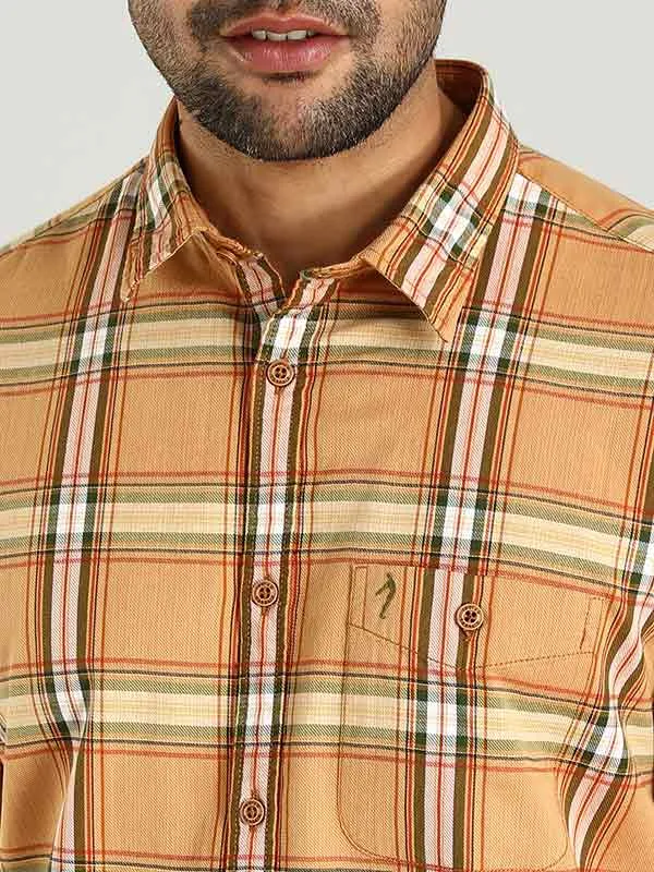 Men Checked Full Sleeve Cotton Shirt