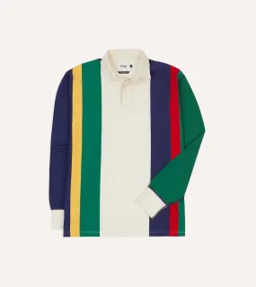 Multi Stripe Cotton Rugby Shirt