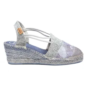 Patchwork Wedge Espadrille for Women - Tours-PW