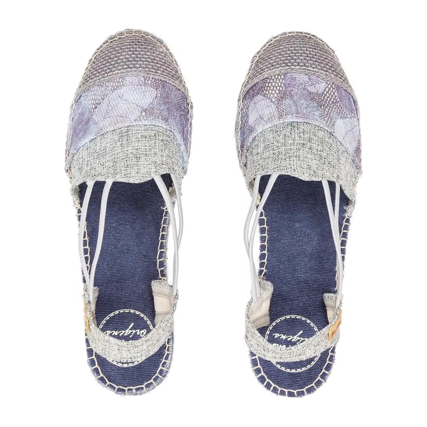 Patchwork Wedge Espadrille for Women - Tours-PW