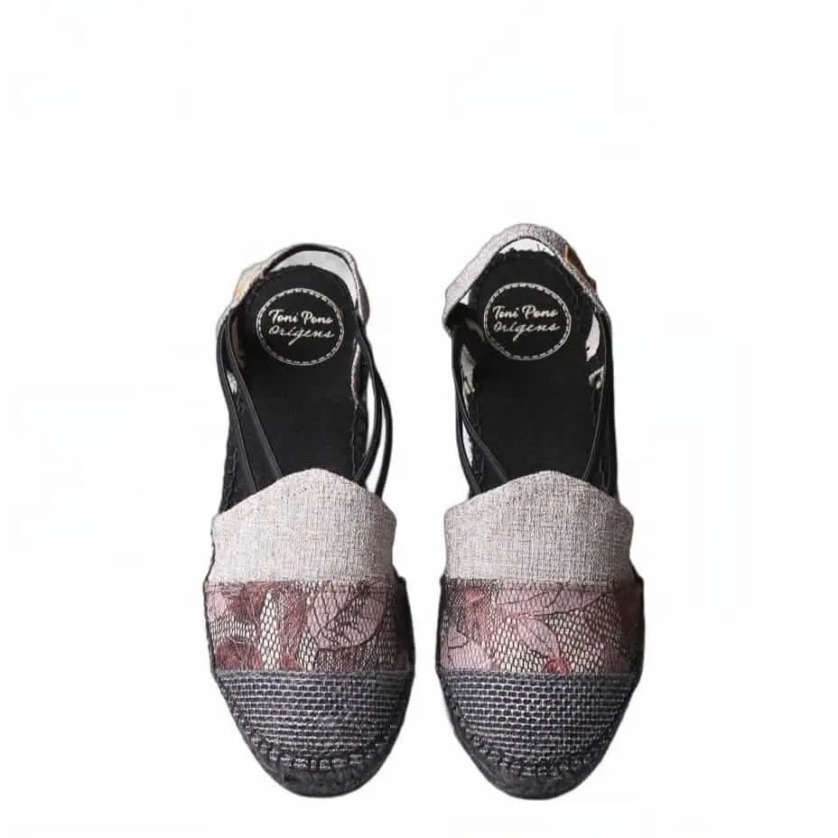 Patchwork Wedge Espadrille for Women - Tours-PW