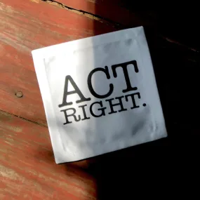 The Act Right Cotton Coaster