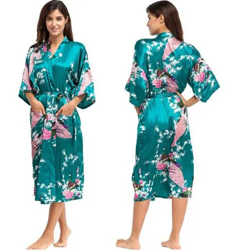 Women Satin Robe Silk Robes Night